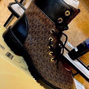 Michael Kors combat boots